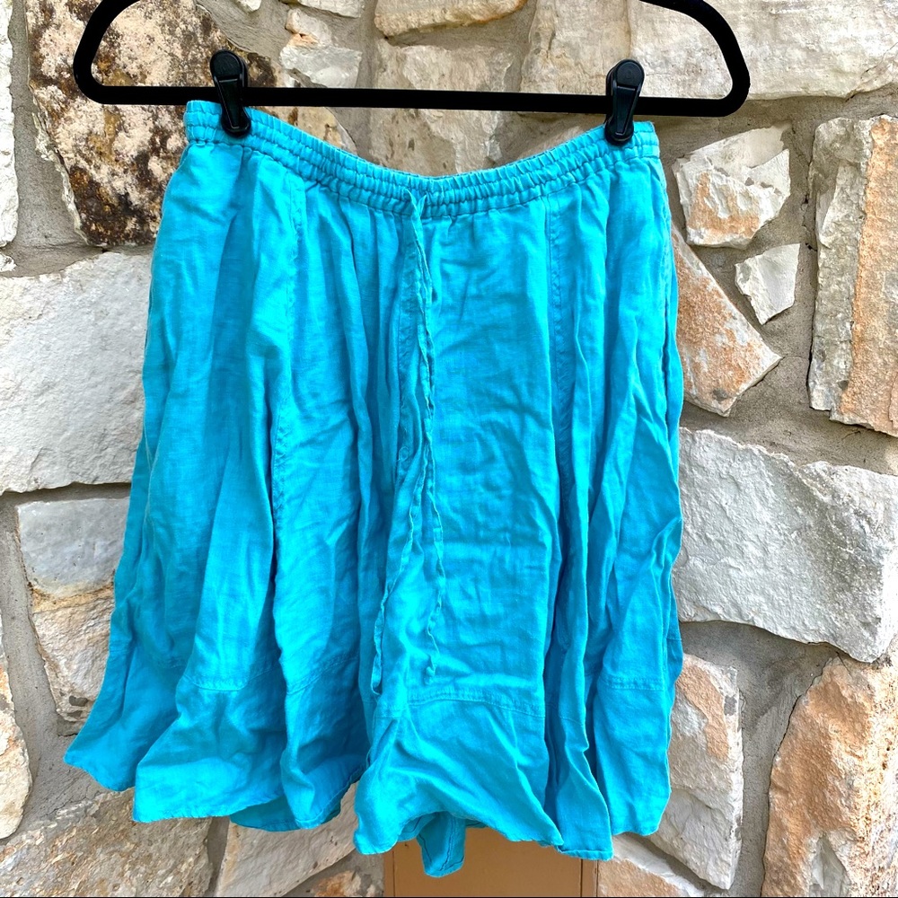 Vintage Anthropologie 100% linen skirt